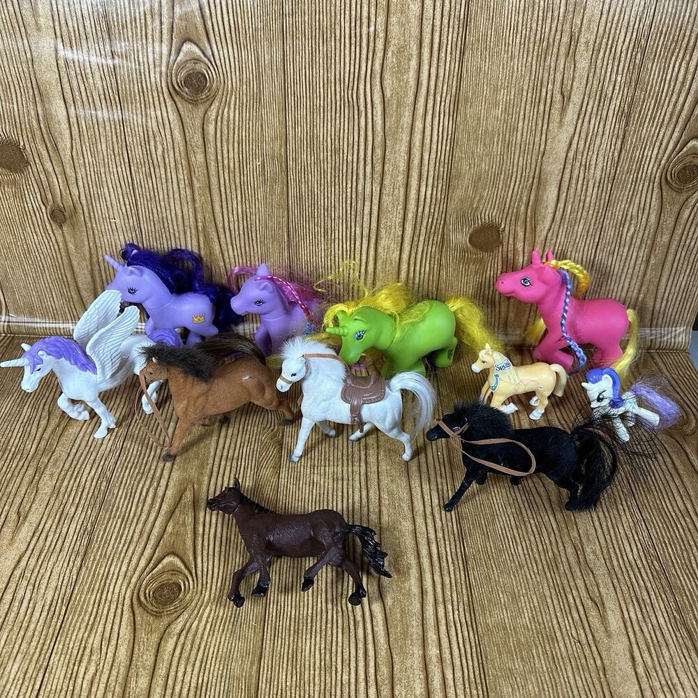 Gi-Go Wonder Pony Land 5  Ponies Lot Greenbrier Horse And Other Horse‎ Lot